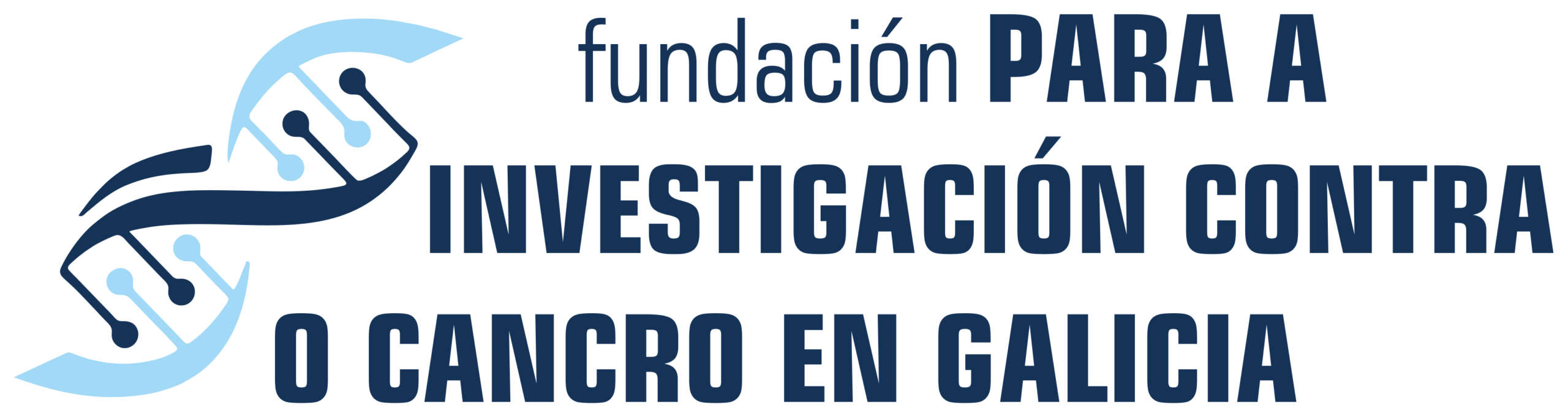 Logotipo en lingua española da Fundación para a Investigación do Cancro en Galicia
